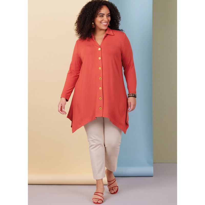 Patron Butterick 6997/AA - Hauts moulants en maille