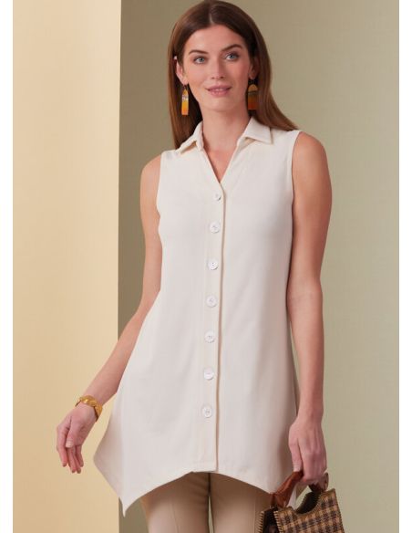 Patron Butterick 6997/AA - Hauts moulants en maille