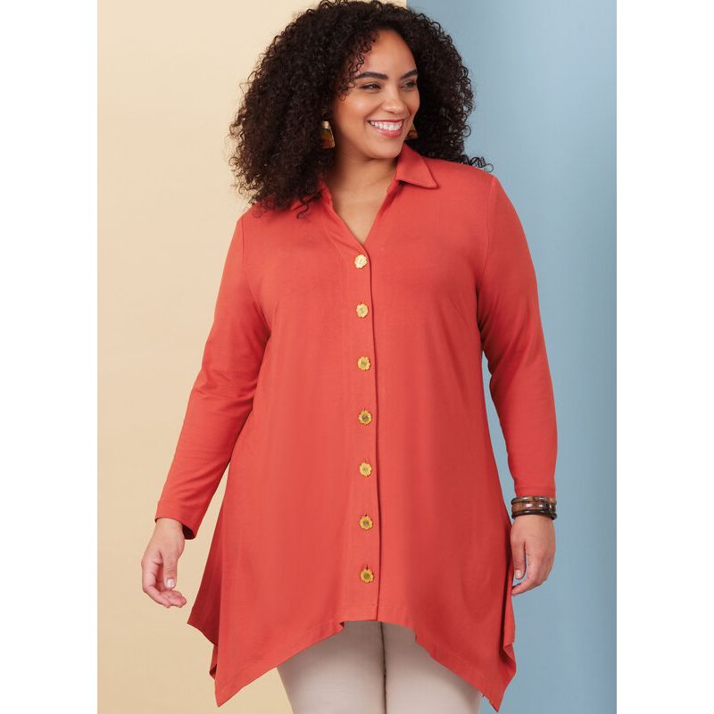 Patron Butterick 6997/AA - Hauts moulants en maille