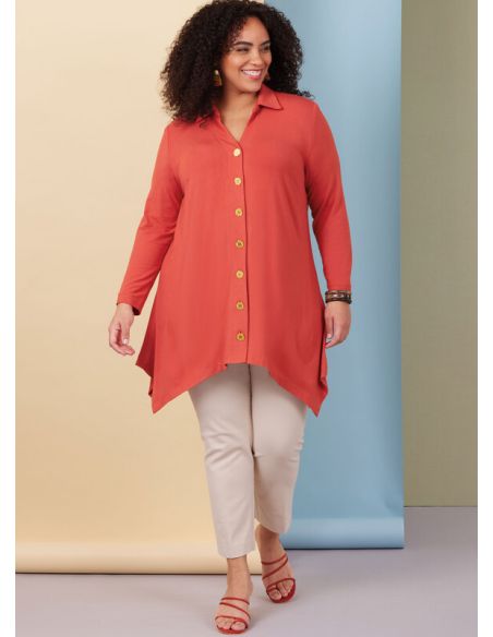 Patron Butterick 6997/AA - Hauts moulants en maille