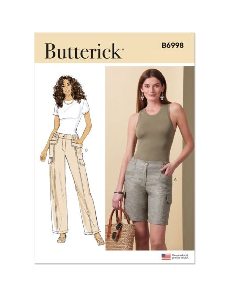 Patron Butterick 6998/K5 - Short ou pantalon
