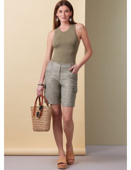 Patron Butterick 6998/K5 - Short ou pantalon
