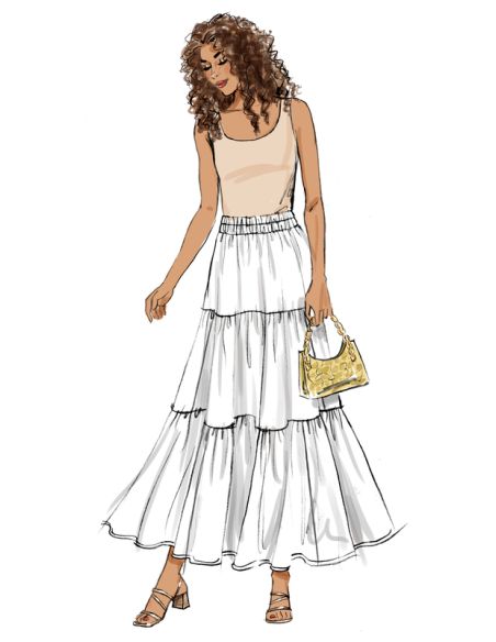 Patron Butterick 6999/K5 - Jupes amples