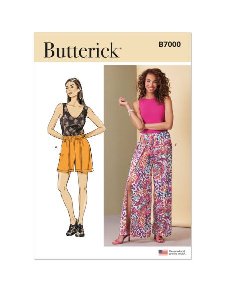 Patron Butterick 7000/K5 - Short ou pantalon