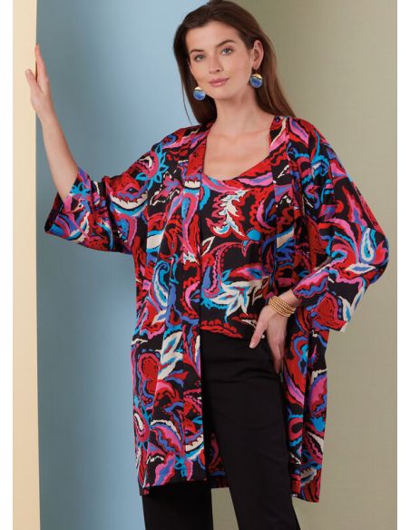 Patron Butterick 7001/H5 - Veste ample