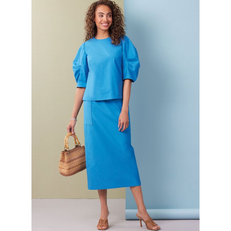 Patron Butterick 7002/AA - Haut, jupe et pantalon