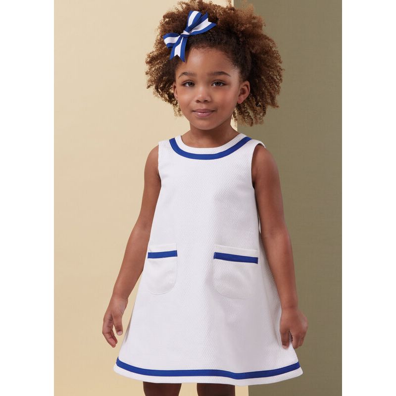 Patron Butterick 7003/A - Robes et culottes pour tout-petits