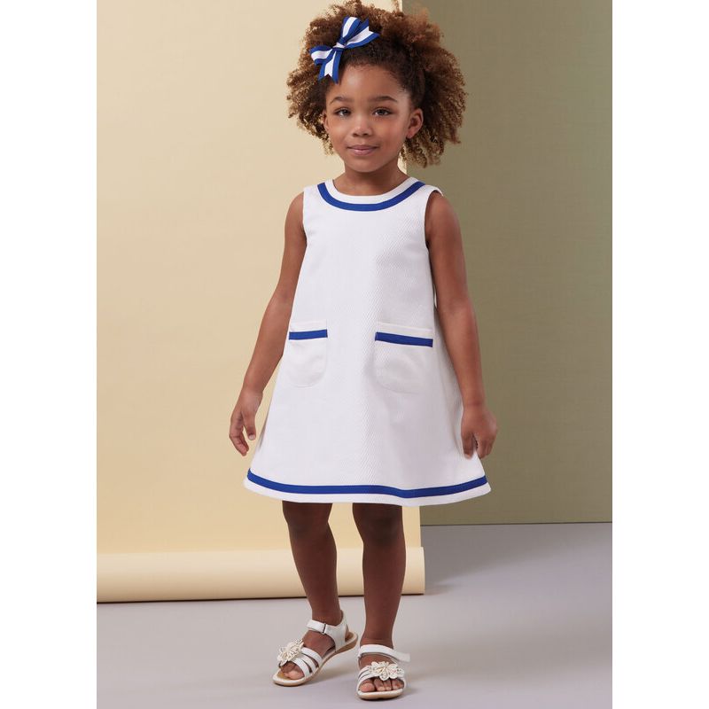 Patron Butterick 7003/A - Robes et culottes pour tout-petits