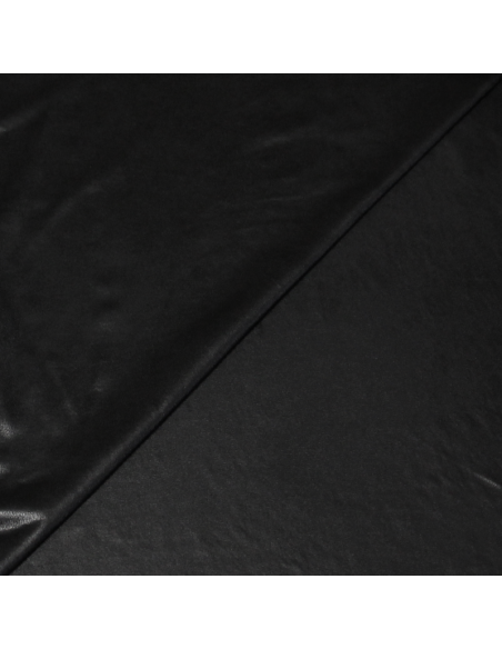 Tissu legging - Effet marbré noir