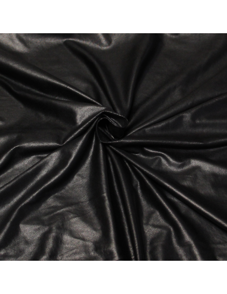 Tissu legging - Effet marbré noir