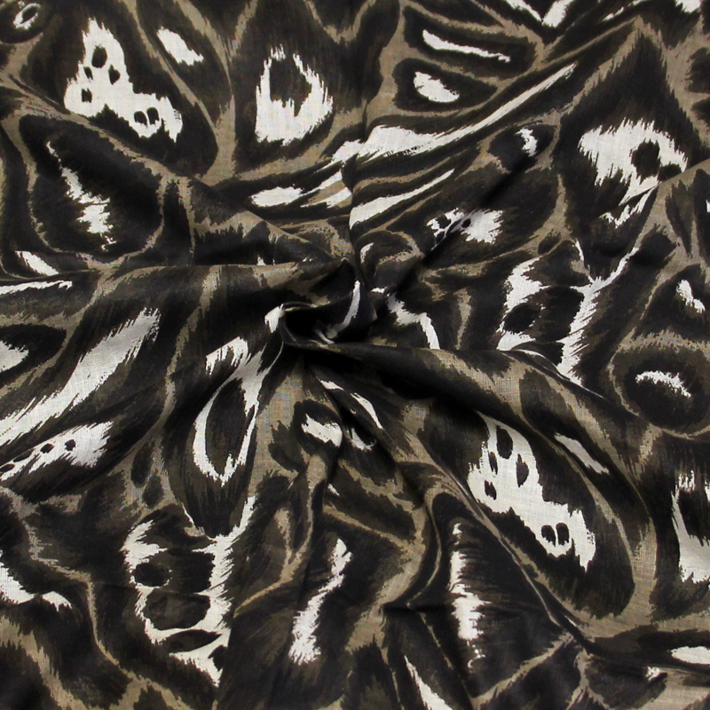 Paréo 100% coton - Sauvage abstrait