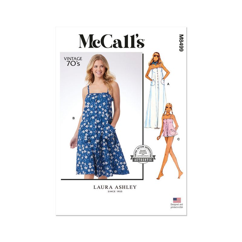 Patron McCall's 8499.H5 - Robe et haut