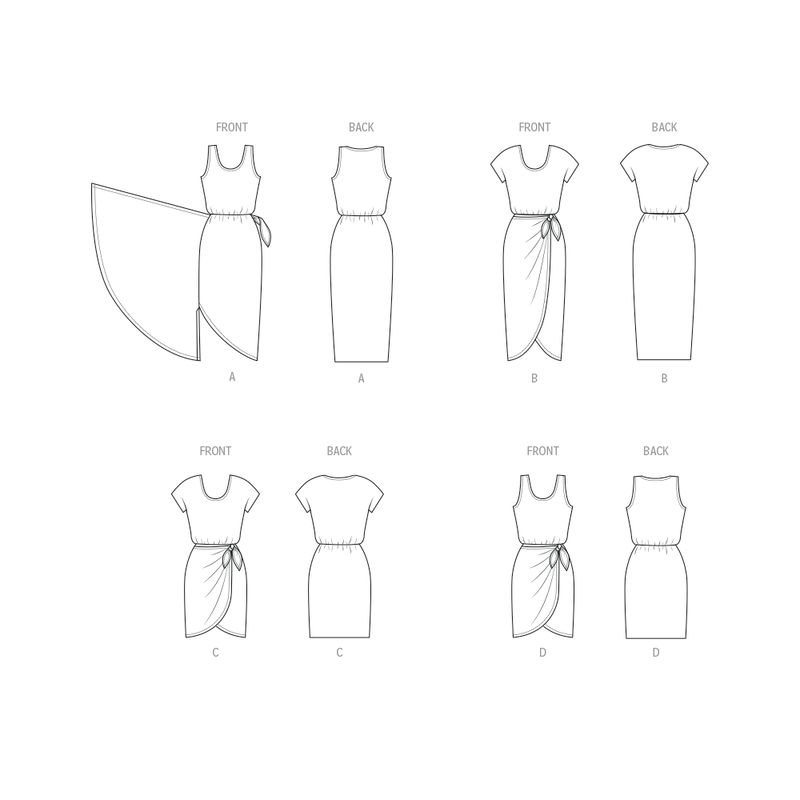 Patron McCall's 8501.D5 - Robe Sarong