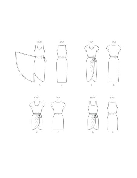 Patron McCall's 8501.D5 - Robe Sarong