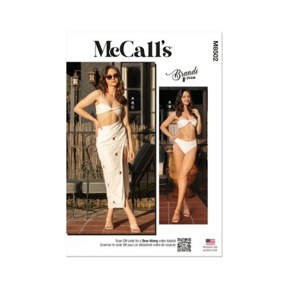 Patron McCall's 8502.D5 -Bikini et jupe