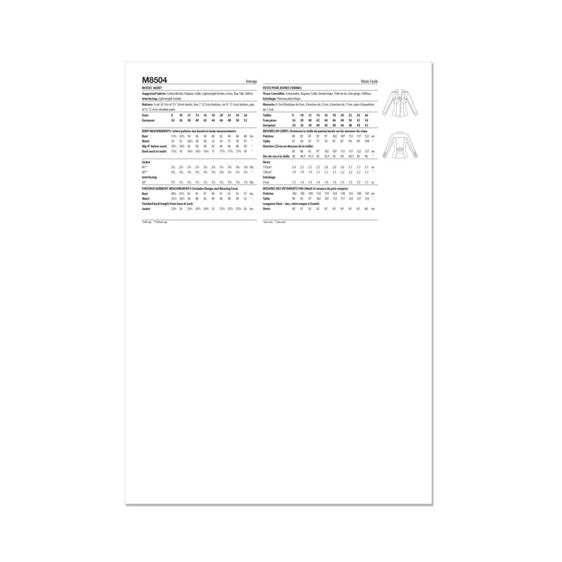 Patron McCall's 8504.K5 - Veste