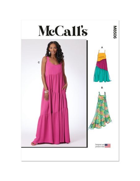 Patron McCall's 8506.K5 - Robes asymétriques