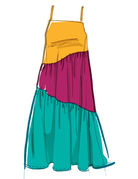 Patron McCall's 8506.K5 - Robes asymétriques