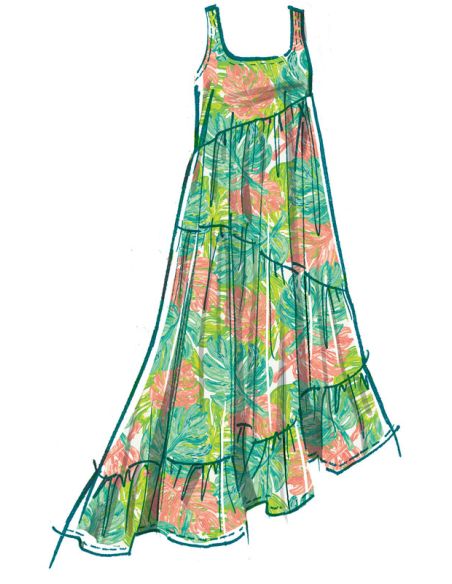 Patron McCall's 8506.K5 - Robes asymétriques