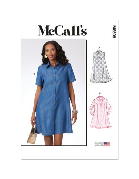 Patron McCall's 8508.K5 - Robe à variations de manches