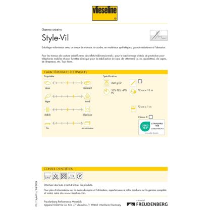 Entoilage Vlieseline STYLE-VIL Mousse 2