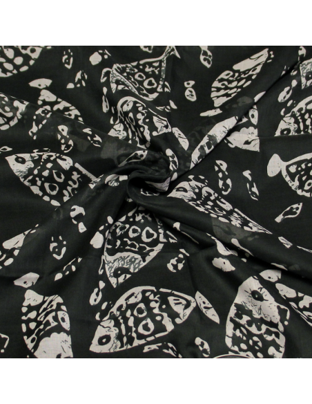 Paréo - Poisson fond noir