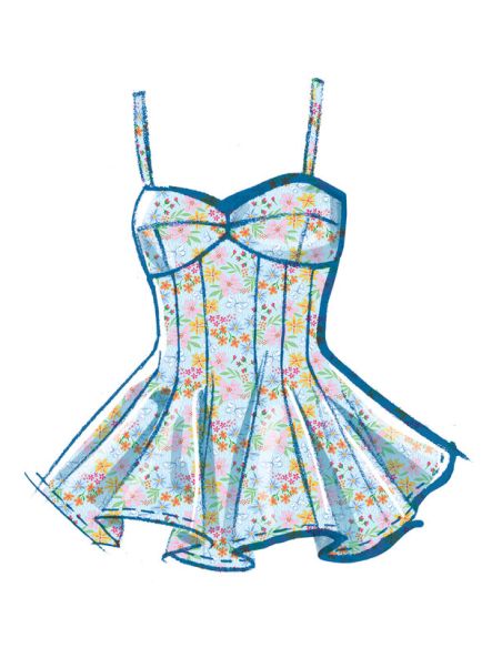 Patron McCall's 8509.H5 - Tops à basque