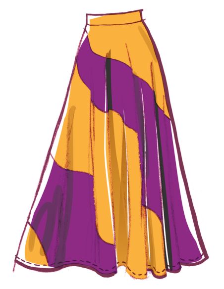 Patron McCall's 8510.K5 - Jupes mi-Longues