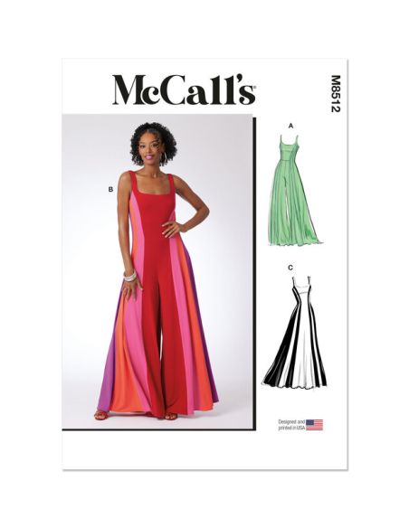Patron McCall's 8512.D5 - Combinaisons et robes