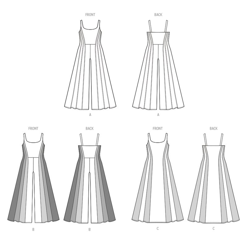 Patron McCall's 8513.W2 - Combinaisons et robes