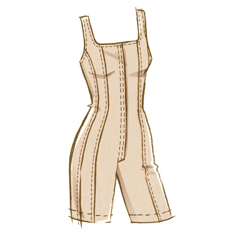 Patron McCall's 8514.AA - Rompers et combinaisons corset