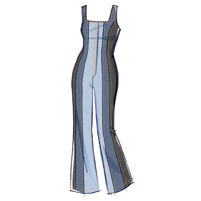 Patron McCall's 8514.AA - Rompers et combinaisons corset