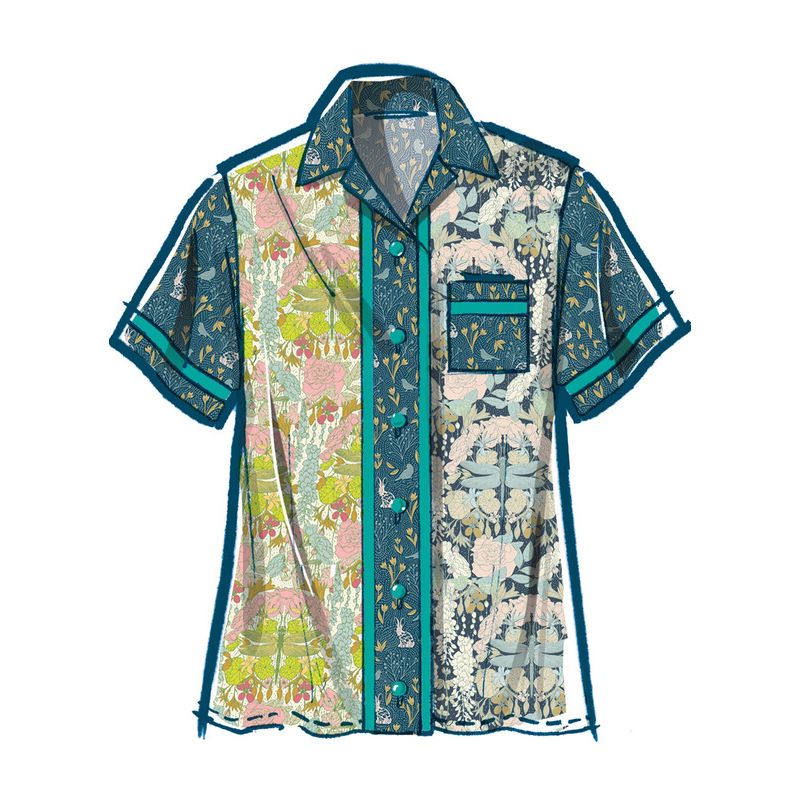 Patron McCall's 8515.K5 - Robe Chemisier, top et pantalon