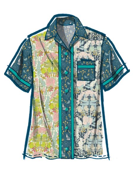 Patron McCall's 8515.K5 - Robe Chemisier, top et pantalon