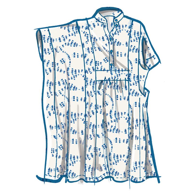 Patron McCall's 8516.A -Caftan misses en deux longueurs