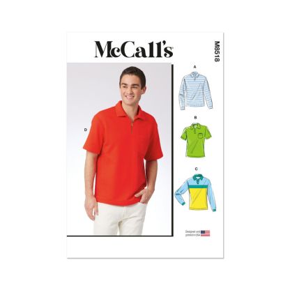 Patron McCall's 8518.A - Polos pour hommes