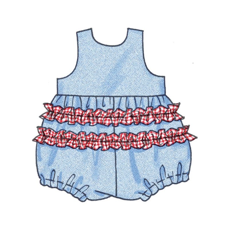 Patron McCall's 8519.A - Robes, barboteuses, culottes et chapeaux pour Bébés