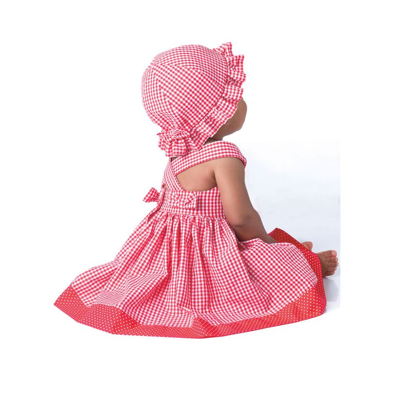 Patron McCall's 8519.A - Robes, barboteuses, culottes et chapeaux pour Bébés