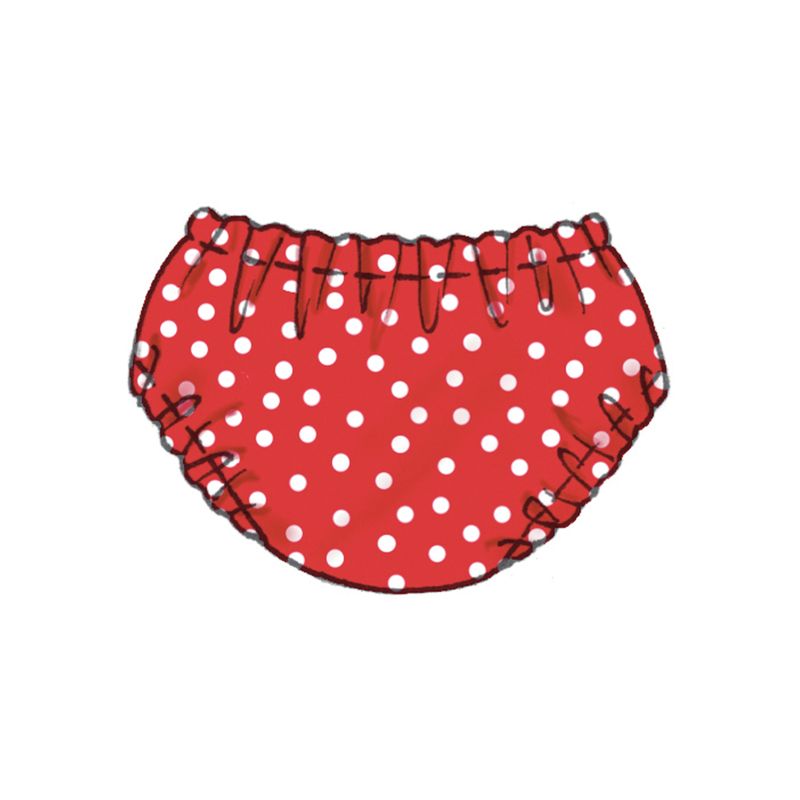 Patron McCall's 8519.A - Robes, barboteuses, culottes et chapeaux pour Bébés