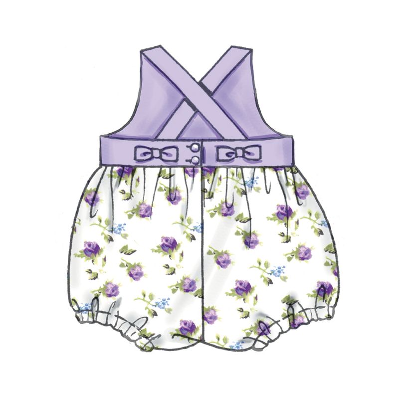 Patron McCall's 8519.A - Robes, barboteuses, culottes et chapeaux pour Bébés