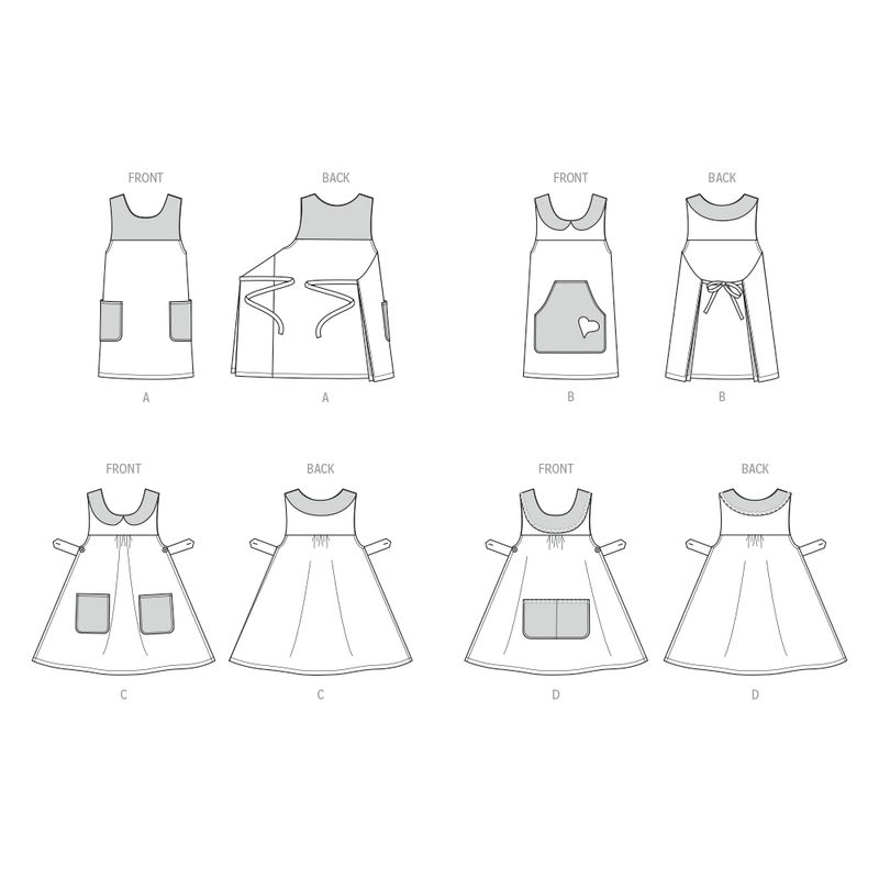 Patron McCall's 8522.A - Tabliers