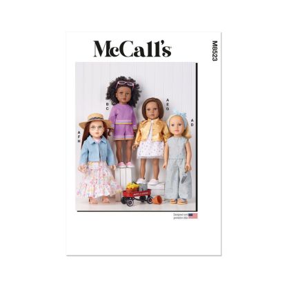 Patron McCall's 8523.OS - Vêtements pour Poupées de 18"