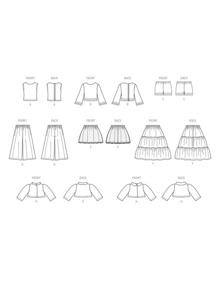 Patron McCall's 8523.OS - Vêtements pour Poupées de 18"