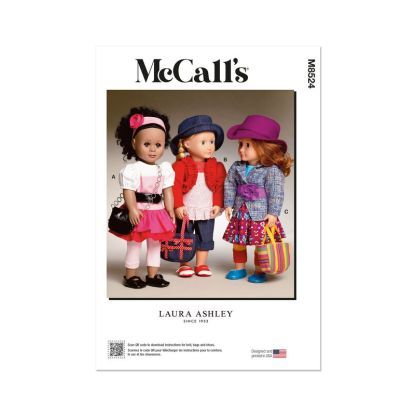Patron McCall's 8524.OS - Vêtements pour Poupées de 18"