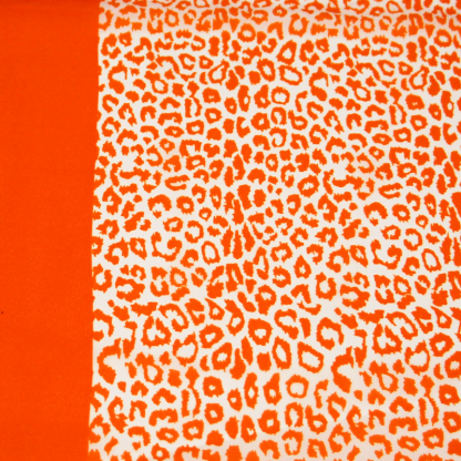 Paréo - Léopard orange