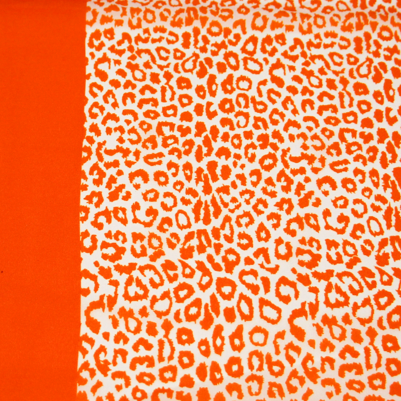 Paréo - Léopard orange
