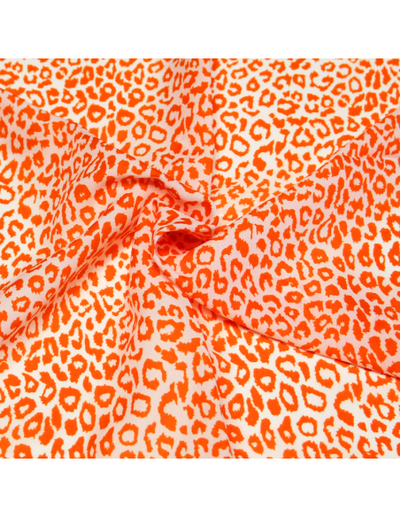 Paréo - Léopard orange