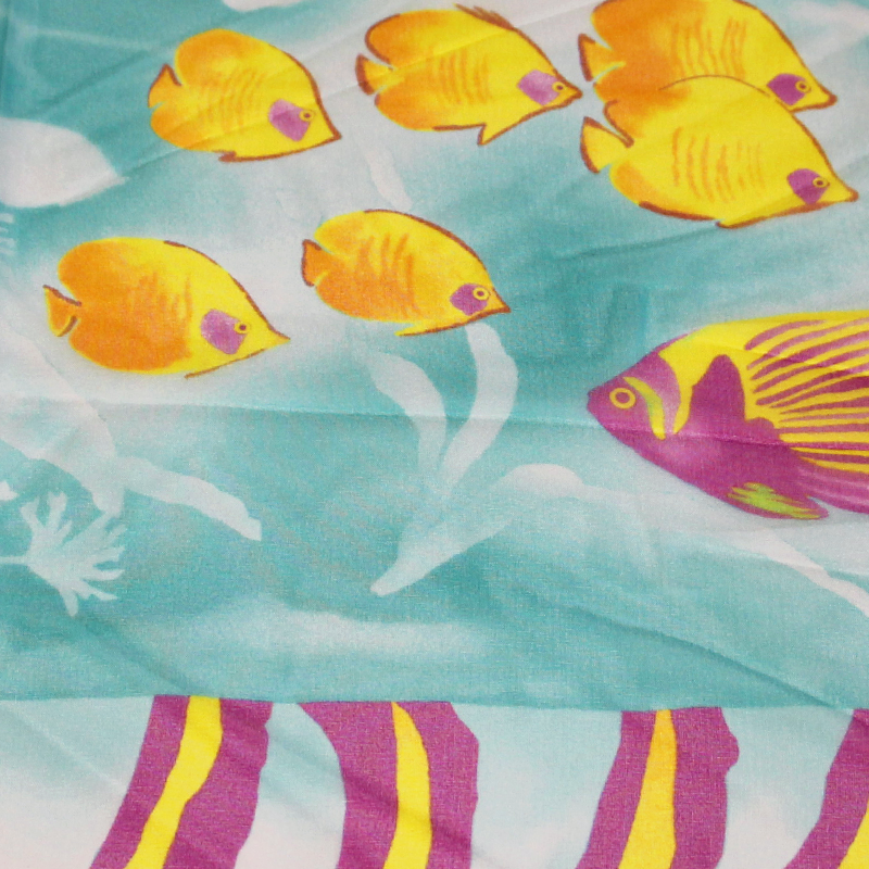 Paréo - Aquarium fuchsia