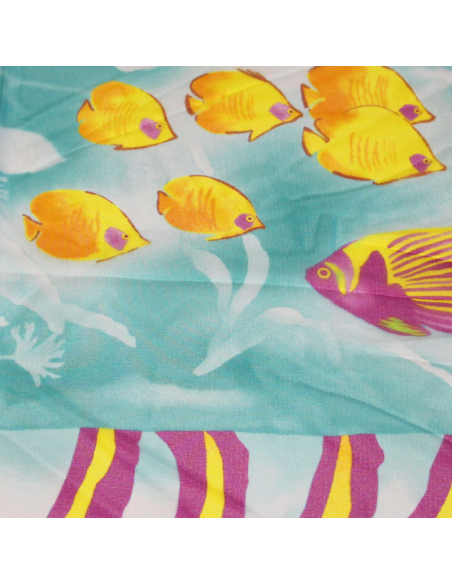 Paréo - Aquarium fuchsia