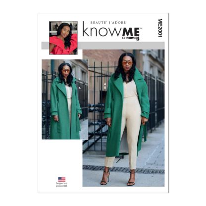 Patron KnowMe 2001.M1 - Manteau oversize et pantalon taille haute